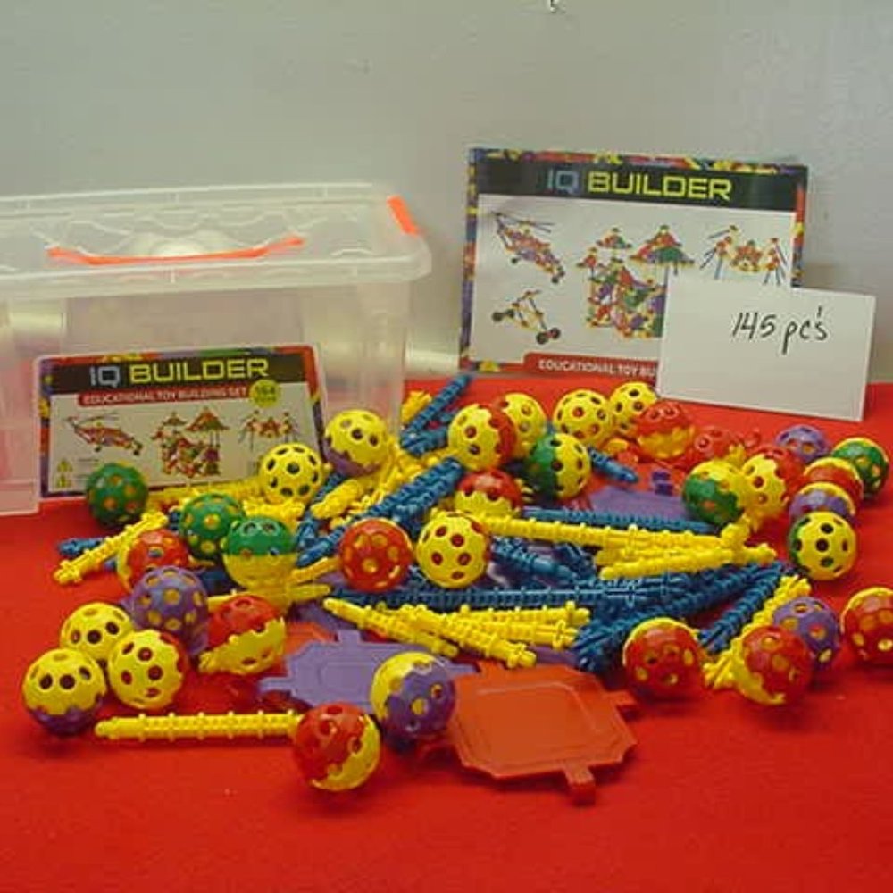 IQ Builder Stem Educational Building Set with Carry Case